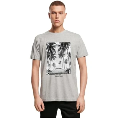 Image of Mister Tee Today WAS A GOOD DAY Print Tshirt, Men&#039;s, Size: XL, Heather grey