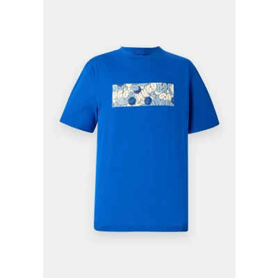 Image of HUGO Nurix Print Tshirt, Men&#039;s, Size: XL, Open blue