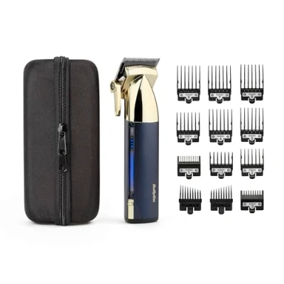 Image of BaByliss Super X Metal Series Cordless Hair Clipper Blue