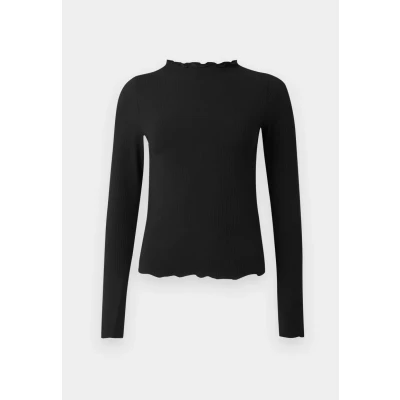 Image of Pieces Pcnicca Long sleeved top, Women&#039;s, Size: Small, Black