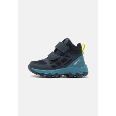 Image of Viking Unisex Kinder Track Mid Wp 2v Walking Shoe, Navy Demin, 0 UK