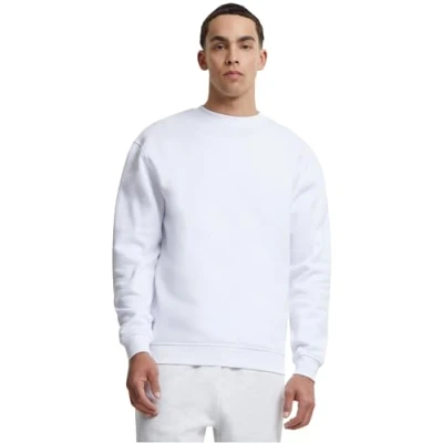 Image of Urban Classics Crewneck Sweatshirt, Men&#039;s, Size: XL, White