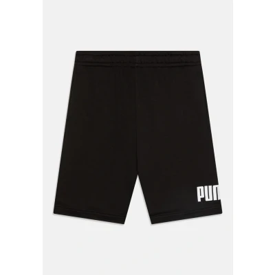 Image of Puma LOGO Unisex Sports shorts for kids, Size: 14y (13 14y), Black