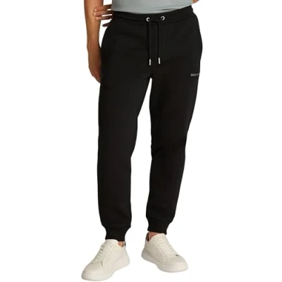 Image of Calvin Klein Men&#039;s Monologo HWK Pant Sweatpants, Ck Black, XS