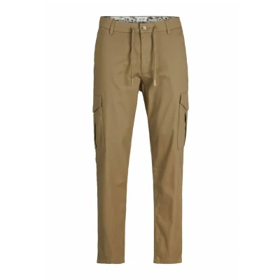 Image of JACK &amp; JONES Men&#039;s Jpstace Jjsummer Cargo Trousers, Elmwood, 29W / 30L