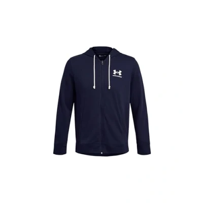 Image of Under Armour Rival Zipup sweatshirt Midnight navy, Men&#039;s, Size: XS, navy