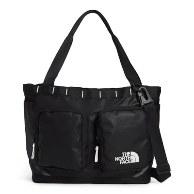 Image of The North Face BASE CAMP Voyager Tote Unisex bag, Size: One Size, Black/white