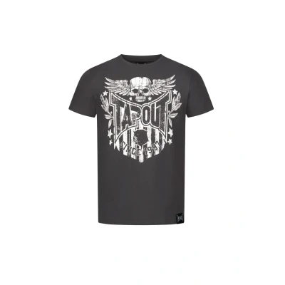 Image of Tapout Normale Passform Westlake Print Tshirt Anthracite offwhite, Men&#039;s, Size: XXL, off white