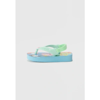 Image of Havaianas Unisex Baby Peppa Pig Flip Flop, Lavender Blue, 8 UK Child