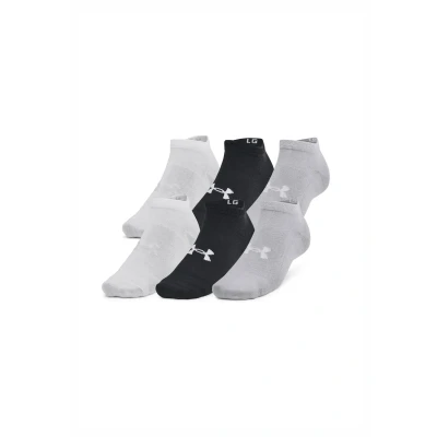 Image of Under Armour Unisex Essential 6PK Trainer socks black, Size: Large, Black