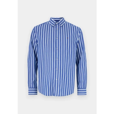 Image of Tommy Hilfiger FLEX Nautical Shirt, Men&#039;s, Size: XS, White / wedge blue