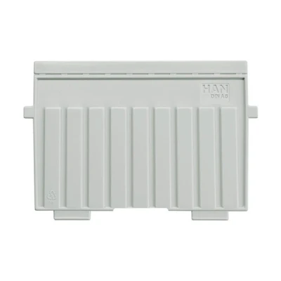 Image of HAN 9026 11, Support plate A6 landscape, for card index trays and boxes, pack of 5, light grey