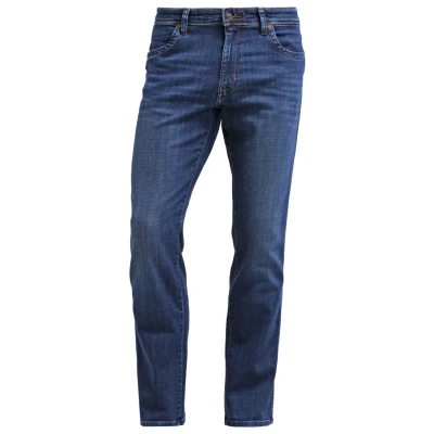 Image of Wrangler Texas Stretch Straight leg jeans, Men&#039;s, Size: 38x34, Night break