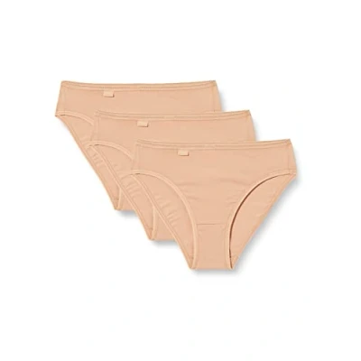 Image of Sloggi 3 PACK Briefs, Women&#039;s, Size: 20, Brush