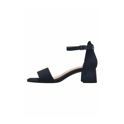 Image of Tamaris Comfort Ankle cuff sandals, Women&#039;s, Size: 5, Navy suede Leather