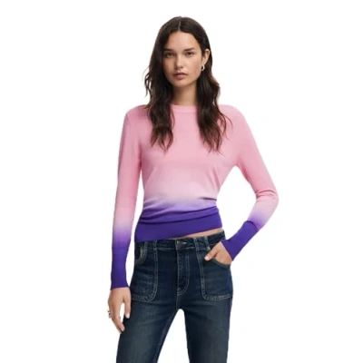 Image of Desigual Women&#039;s Repris_JERS_Pearls Sweatshirt, Red, M