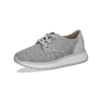 Image of CAPRICE Damen Sneaker flach Atmungsaktiv Sportlich, Blau (Blue Comb), 42 EU