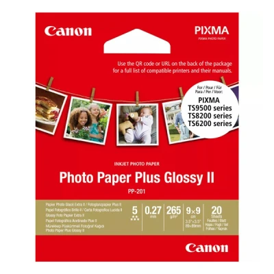 Image of Canon PP201 Plus 2311B070 Photo Paper 9 x cm 20 Sheets 265Gr Glossy