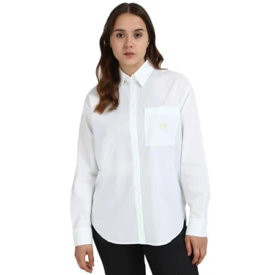 Image of Calvin Klein Jeans Blouse, Women&#039;s, Size: XS, Bright white