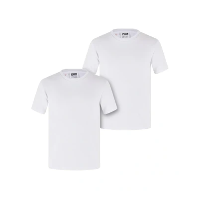 Image of Urban Classics TEE 2PACK Basic Tshirt for kids, Size: 5 6y, white