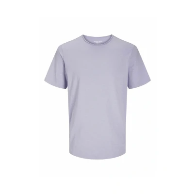 Image of JACK &amp; JONES Men&#039;s Jjebasher Tee O Neck SS Noos T Shirt, Languid Lavender, L, L