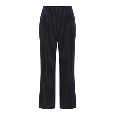 Image of Pieces Women&#039;s Pcbozzy Hw Wide Striped Pants Noos Bc, Blue, M