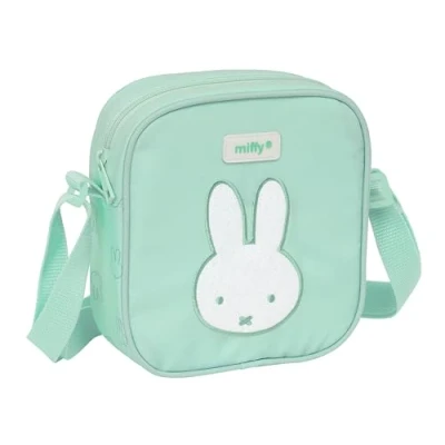 Image of Safta MIFFY MENTA Small Messenger Bag, Children&#039;s Ideal for Children from 5 to 14 Years, Comfortable and Versatile, Quality Resistance, 16 x 4 18 cm, Mint Colour, Mint,