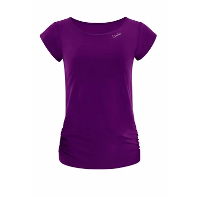 Image of Winshape Functional Light AND SOFT Basic Tshirt, Women&#039;s, Size: Small, Dark plum