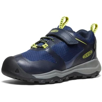 Image of Keen Wanduro LOW WP Children Unisex Hiking shoes for kids, Size: 11k, Black Textile/synthetics