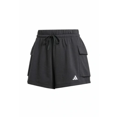 Image of adidas Sportswear Essentials Small LOGO French Sports shorts Black white, Women&#039;s, Size: XXS, white