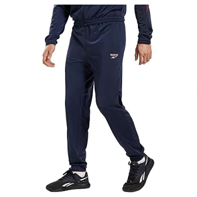 Image of Reebok Vector Trackpant Tracksuit bottoms, Men&#039;s, Size: Large, navy