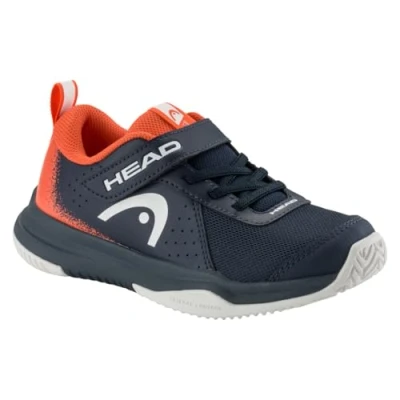 Image of Head Sprint 4.0 Unisex Multicourt tennis shoes for kids, Size: 10.5K, Dark blue/red
