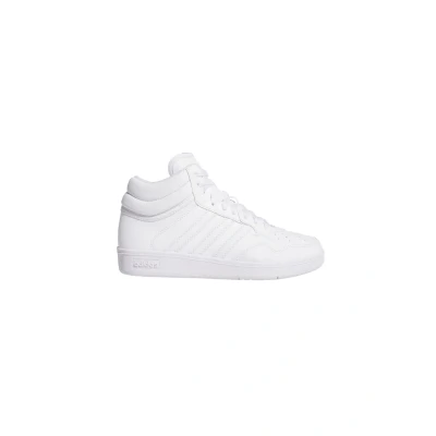 Image of adidas Sportswear Hoops Hightop trainers cloud white core black for kids, Size: 3, Synthetics