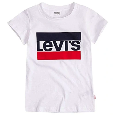 Image of Levi&#039;s Sportswear LOGO TEE Print Tshirt for kids, Size: 8y, White
