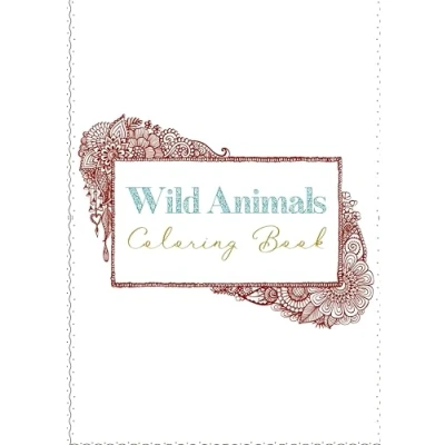 Image of Wild Animals Coloring Book
