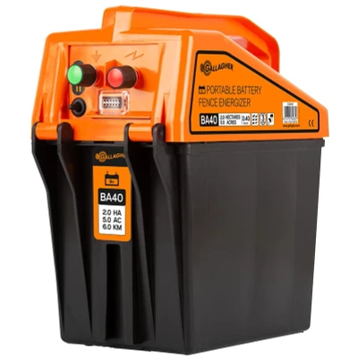 Image of Gallagher BA40 battery fence energiser (9/12 V)