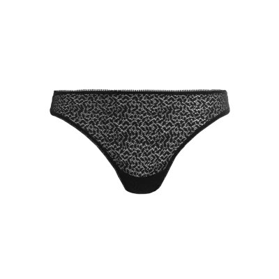 Image of DKNY Intimates Modern TRIM Thong Thong, Women&#039;s, Size: Medium, Black