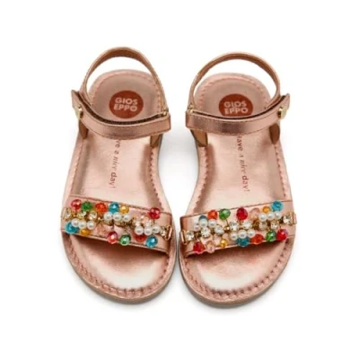 Image of Gioseppo Flambeau Sandals for kids, Size: 30, Oro rosado shoes