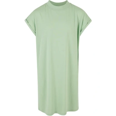 Image of Urban Classics Turtle Extended Shoulder Jersey dress for kids, Size: 7 8y, Vintagegreen