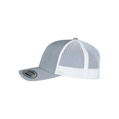 Image of Flexfit Trucker Cap, Size: One Size, Heather/white