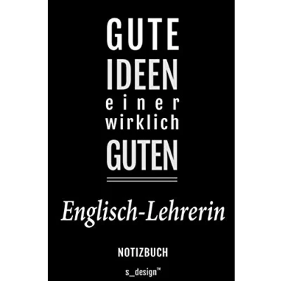 Image of Notizbuch für Englisch Lehrer/Englisch Lehrerin: Originelle Geschenk Idee [120 Seiten gepunktet Punkte Raster blanko Papier]