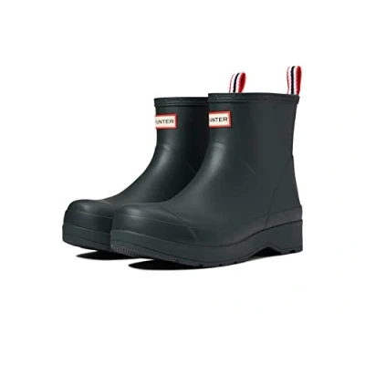 Image of Hunter Original MENS PLAY BOOT Short Wellies, Men&#039;s, Size: 11, Arctic moss Synthetics
