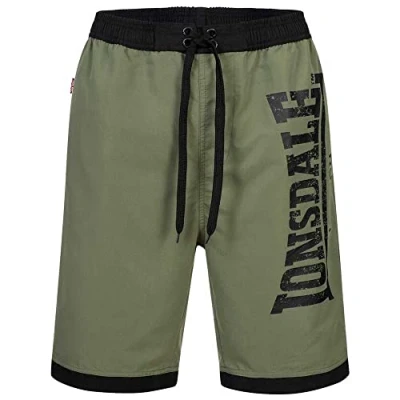 Image of Lonsdale Clennell Swimming shorts, Men&#039;s, Size: 3XL, Black olive