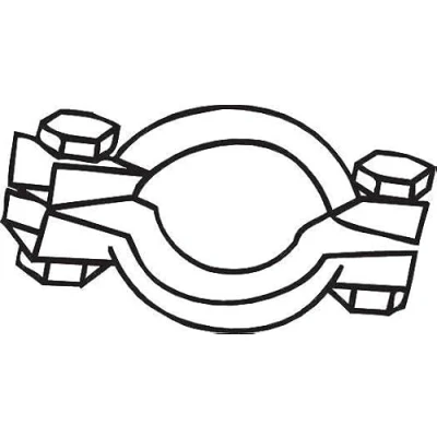 Image of Clamp, exhaust system BOSAL 254 121