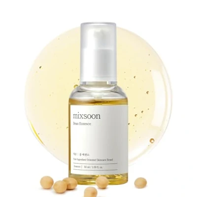 Image of mixsoon Bean Essence 1.69 fl oz 50 ml Natural Fermented Soybean Serum for Moisturising and Nourishing the Skin Cruelty Free