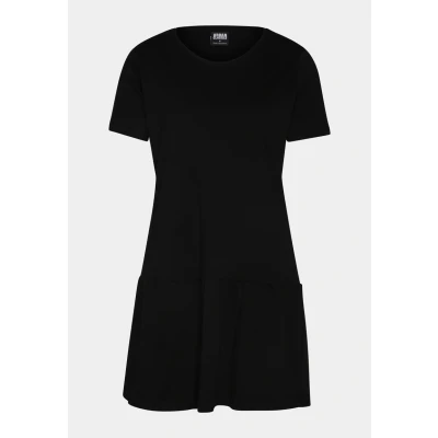 Image of Urban Classics Valance Jersey dress, Women&#039;s, Size: XS, Schwarz