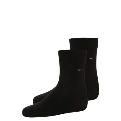 Image of Tommy Hilfiger Children Basic 2 PACK Socks for kids, Size: 2.5 5, Black