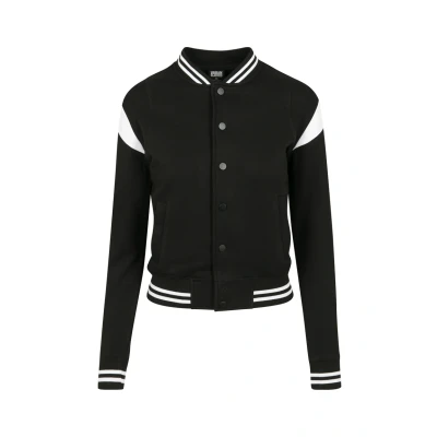 Image of Urban Classics Zipup sweatshirt for kids, Size: 11 12y, Black/white