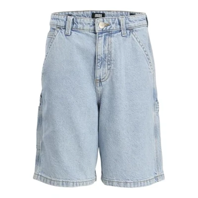 Image of Jack &amp; Jones Junior TONY Carpenter denim shorts for kids, Size: 164, Light blue