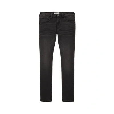 Image of TOM TAILOR Denim Herren Jeans 202212 Culver Skinny, 10250 Used Dark Stone Black Denim, 34W / 32L